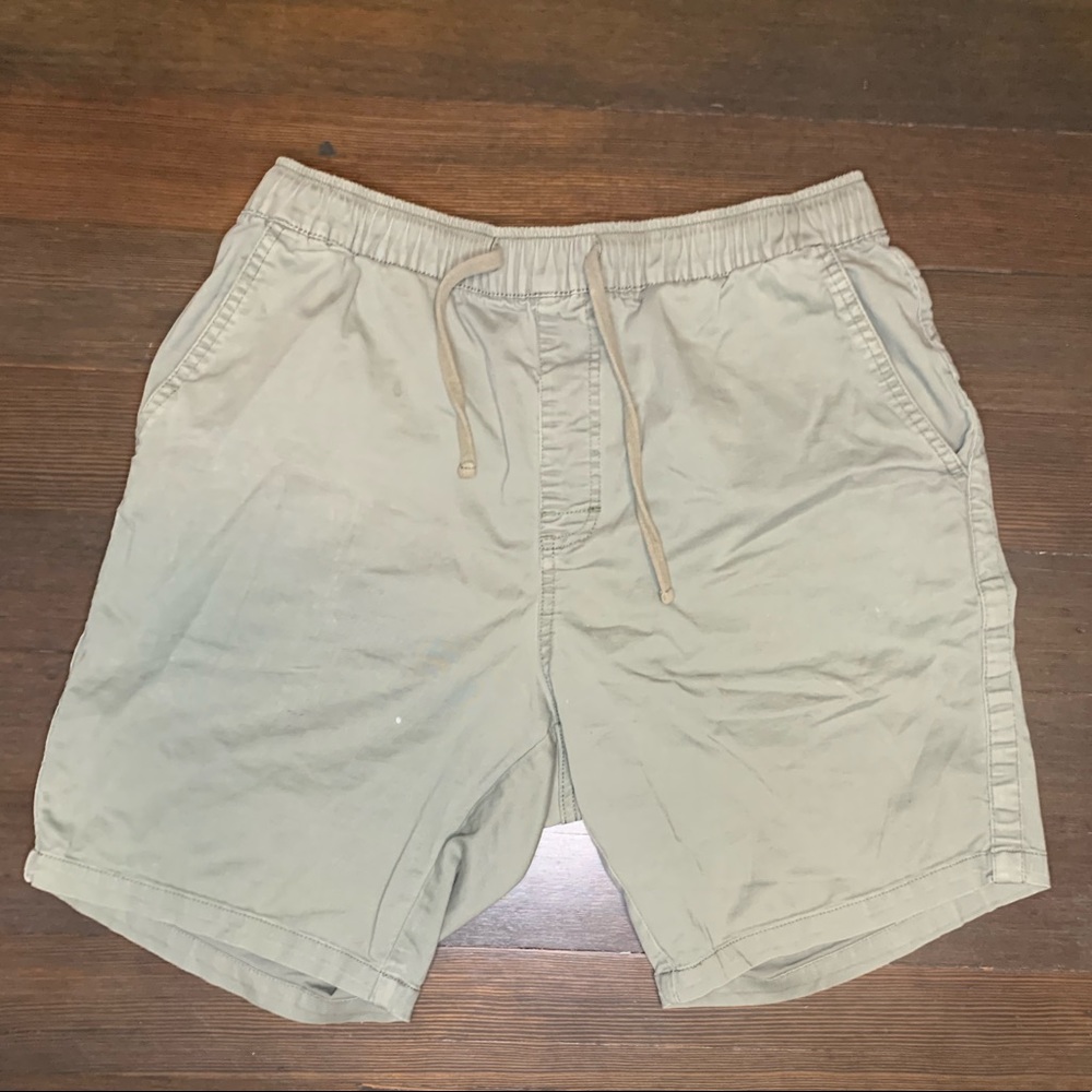 Katin (Kanvas by Katin) olive green drawstring shorts